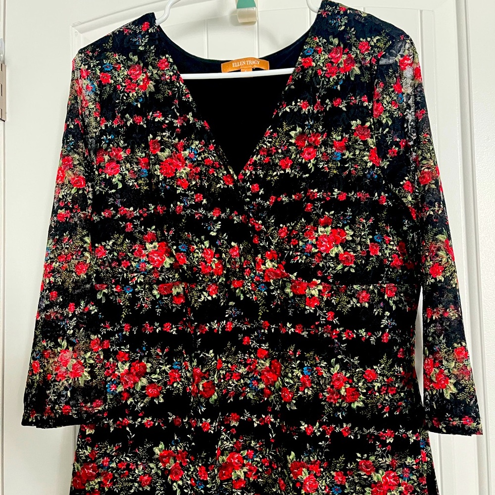 Holiday Dressing in beautiful dressy blouse for pants or skirts.